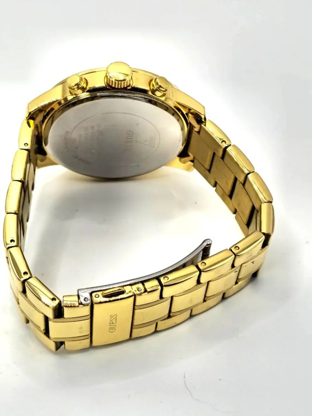 GUESS U0330L1 Women's Gold-Tone Multifunction Bracelet Watch